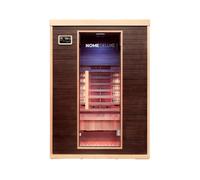 Cabine infrarouge HOME DELUXE MORENO M - Taille: 135 x 105 x 190 cm, pour 2 personnes I Sauna infrarouge, Bien-être