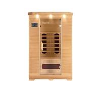 Cabine infrarouge HOME DELUXE 'REDSUN M' Taille: 120 x 105 x 190 cm, pour 2 personnes I Sauna infrarouge, Cabine infrarouge en bois