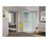 Cabine Kineprime Glass 100X80 Coulissant Haut Thermo - KINEDO CA723TTN