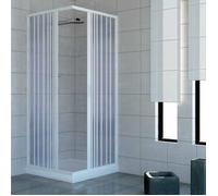 Pinto Cabine de douche Acquario 70x80 cm en PVC ouverture centrale