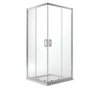 CABINE PAROI DOUCHE 80X70 H200 CM VERRE TRANSPARENT ANGULAIRE ITALIENNE READY