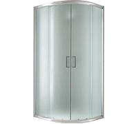 Idralite Cabine de douche demi-circulaire Alabama 80x80 H198 opaque 6 mm