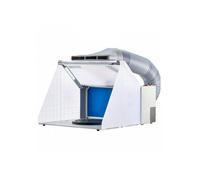 Cabine Peinture Aérographe 48x42x34 cm, portable Led, ventilateur extraction, modélisme