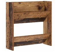 Vidaxl Cabinets À Chaussures Muraux Vieux Bois 60 X 18 X 60 Cm