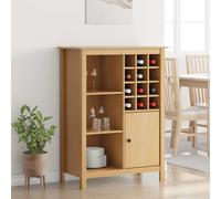 Cabinet à vin HILL Marron miel 79.5 x 40 x 107.5 cm vidaXL