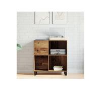 Cabinet d enregistrement en chêne artisan 84,5x38x89 cm en bois d ingénierie G