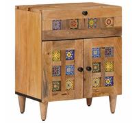vidaXL Cabinet de chevet Marron 50 x 33 x 60 cm Bois de mangue massif