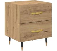 Cabinet de chevet avec tiroir Chêne artisanal 40 x 35 x 47,5 cm