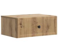 Cabinet de chevet avec tiroir Chêne artisanal 49 x 34,5 x 20 cm