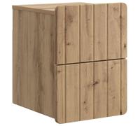 Cabinet de chevet mural Chêne artisanal 33 x 34,5 x 43 cm