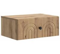 Cabinet de chevet mural Chêne artisanal 49 x 34,5 x 20 cm