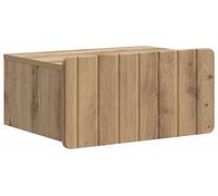 Cabinet de chevet mural Chêne artisanal 49 x 34,5 x 24 cm