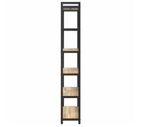Cabinet de Livre SOLOMOON, CHIC Bibliothèque Polyvalente - Pour enfant/adulte - Chêne sonoma 80x30x188 cm, Bois d'ingénierie BB2875