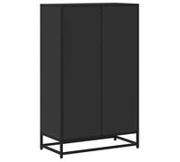 Cabinet de Livre SOLOMOON, CHIC Bibliothèque Polyvalente - Pour enfant/adulte - noir 65,5x33x107,5 cm, bois d'ingénierie BB2336