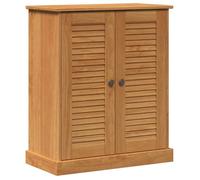 vidaXL Cabinet de salle de bain marron miel 68 x 34 x 80 cm