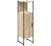 Cabinet de salle de bain avec étagère Beige 33 x 33 x 120,5 cm