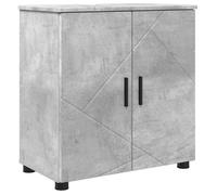 vidaXL Cabinet de salle de bain avec porte Gris béton 61 x 35 x 64 cm