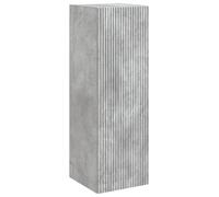 Cabinet de Salle de Bain Mural Gris béton 33 x 34,5 x 100 cm