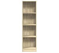 Cabinet de salon Brun - LEMON® Bibliothèque - Chêne sonoma - 40x24x143cm - stockage livres - Bois d'ingénierie 185 - Soldes