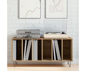 Cabinet D'enregistrement Vidaxl En Bois Ancien 100x38x48 Cm En Bois D'ingénierie