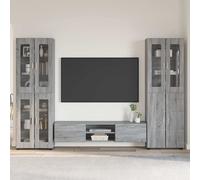 Cabinet en Bois avec étagère avec stockage Bois d'ingénierie vidaXL vidaXL