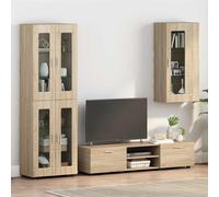 Cabinet en Bois avec étagère avec stockage Bois d'ingénierie vidaXL vidaXL