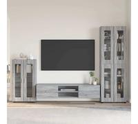 Cabinet en Bois avec étagère avec stockage Bois d'ingénierie vidaXL vidaXL