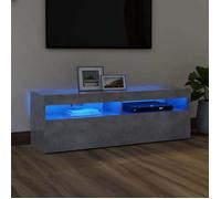 Cabinet TV à LED - 1 PC - vidaXL - Meuble TV pour Télévision - bois d'ingénierie - gris béton - 120 x 35 x 40 cm@uzi96w