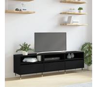 Cabinet TV vidaXL Chêne noir Bois d'ingénierie Standard