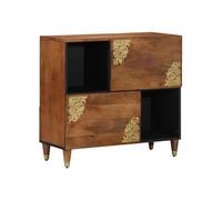 Cabinets et étagères de rangement média Miel brun Bois massif