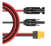 Câble 12AWG pour xt60 Femelle pour Panneau Câble 12AWG pour xt60 | pour cuivre étamé, faible résistance, haute capacité courant, connexion panneau , générateur portable