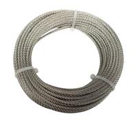 Cable 3mm INOX 316 Souple 7x19 INOX 316 - A4 Longueur 10m 20m 50m 70m 100m Rouleau 100m 250m