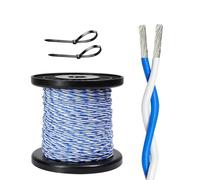 Câble à paire torsadée FEP | Systèmes solaires LED multicolores 16-26 AWG(Blue,25AWG)