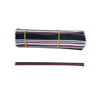 Câble À Souder Plaqué Étain 22awg, 2/3/ 4/5/ 6 Broches, 10cm-30cm, Fil De Cuivre Étamé for Bande LED, 5 À 100 Pièces(5Pin 15cm,100PCS_22 AWG)