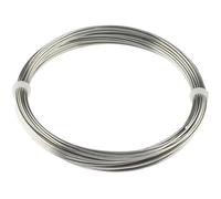 Cable Acier Gainé,Cable Inox 1 pièce de à 100 mètres fil d'acier doux/dur en acier inoxydable 304 diamètre 0,02 3 mm, fer doux d'arrimage brin unique antirouille(0.25mm X 100m)