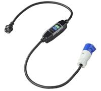Câble adaptateur 150cm 3x 2,5mm² de Schuko vers CEE + dispositif différentiel