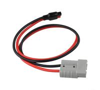 Câble adaptateur à déconnexion rapide de 50 A à 45 A pour batterie, 60 cm - 10 AWG fil d'extension en cuivre pour panneau solaire, chariot élévateur, chariot de golf, station d'alimentation