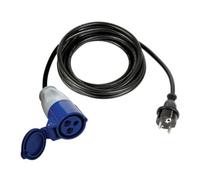 Perel eceec-3 adaptateur câble schuko cee - 3m