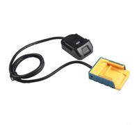 Câble adaptateur en plastique 9 x 7,5 cm pour perceuses (For Makita) | Portée prolongée, compatible avec 18 V/20 V Max, pour une alimentation télécommandée, design robuste