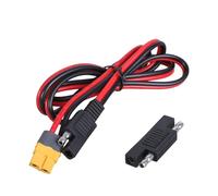 Câble adaptateur SAE vers prise d'alimentation femelle avec cuivre 14 AWG | Fil 14 AWG avec conducteurs en cuivre, jusqu'à 20 a limite de fonctionnement, pour systèmes de charge solaire et