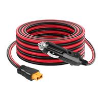 Câble allume-cigare 12 V/24 V vers XT60, adaptateur CC XT60 de 3 m, 16 AWG, chargeur de voiture pour BLUETTI Power Station EB55/AC2A/AC70, Anker 757/767, SOLIX C200 C300, générateur solaire Ecoflow
