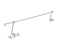 Câble Anti-Pigeon DT Bird 1 - 50 m, système à tiges Steelinox sur Supports Polycarbonate Anti-UV, tiges rotatives et vibrantes Effet Ressort, Dissuasion Pose sur rebords