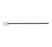 Câble avec 1 connecteur push pour bande à led flexible - 8 mm - 1 couleur velleman lcon25 Incolore G