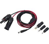 Revolt Câble avec prise compatible avec MC4 vers DC 5,5 x 2,1 mm et 3 adaptateurs - 2 m