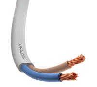 CÂBLE BIPOLAIRE POUR APPAREILS ÉLECTROMÉNAGERS, PLAT, « BLANC », section 2x1