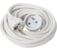 Câble blanc de 10 mètres, 16 A, HO5VV-F 3G15