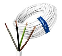 Câble blanc H05VV-F 4×1,5 mm² 50m