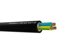 Câble Bleu/Rouge/Vert-Jaune R2V 3G6MM2 X C100 Couronne de 100 ML - AURELEC - R2V3G6C100