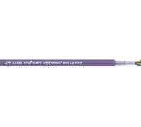 Câble bus Lapp 10 mètres, référence 2170215, Unitronic BUS LD FD P, ligne de bus 3x2x0,25 mm², blindé, très flexible pour chaînes porte-câbles, 32 brins, sans halogène, ignifuge, câble bus PUR pour ch