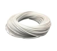 Câble chauffant au sol en caoutchouc de silicone | Blanc, 2 mm, 1 à 100 mètres, 0,3 à 588 Ohm/m, 5 à 48 V, scénario d'utilisation : for le chauffage au sol(50Meters*10)